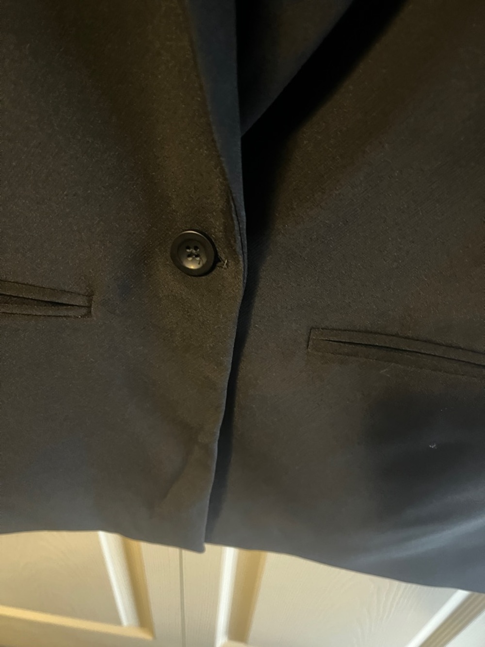 Old Navy Black Women's Single-Button Blazer - Picture 3 of 4